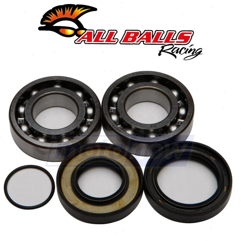 All Balls Crank Bearing and Seal Kit for 1975 Yamaha MX250 - Engine dr Foto 1 de 4