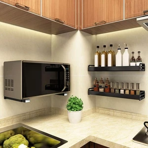 Kit de montaje en pared con soporte de estante para microondas resistente de acero inoxidable 304 plegable St... - Imagen 1 de 8