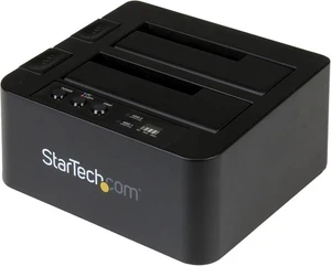 StarTech.com Standalone Hard Drive Duplicator, External Dual Bay Black  - Picture 1 of 7