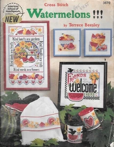 American School of Needlework #3670 Watermelons - Cross Stetch - Picture 1 of 2