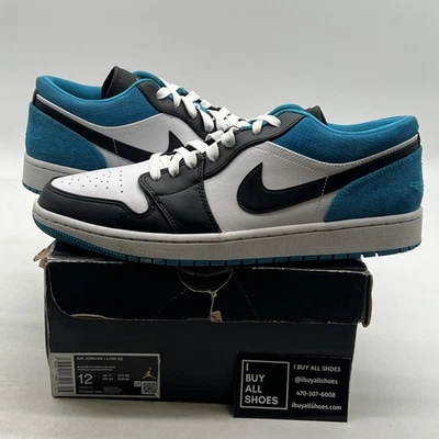 Talla 12 - Air Jordan 1 SE Low Laser Blue (CK3022-004) Foto 1 de 4