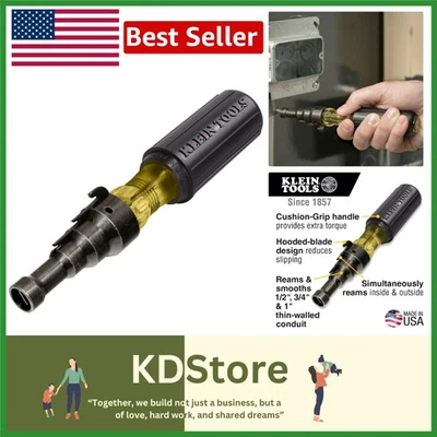 Klein Tools Reaming Screwdriver for Electrical Metallic Tubing - Image 1 of 4