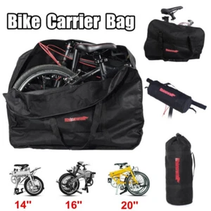 Folding MTB Bike Carrier Bag Bicycle Carry Transport Travel Pouch Storage20inch - Picture 1 of 12