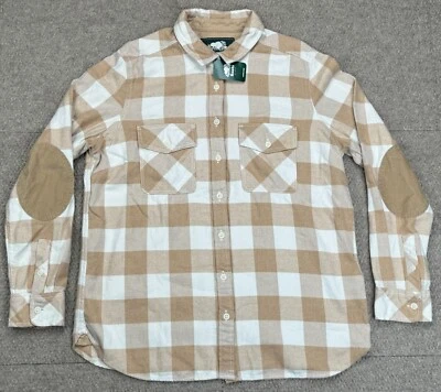 Roots Algonquin Chemise Women's Button Up Long Sleeve Flannel Shirt Size Large - Image 1 of 4