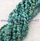 Natural Turquoise 6-10MM 100% Real Gemstone Nugget Loose Beads Strand 15" AA