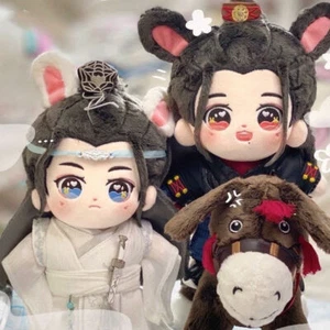 The Untamed 陈情令 Wei Wuxian Lan Wangji Xiao Zhan Yibo Plüsch 20 cm Puppe Spielzeug Kleidung - Bild 1 von 17