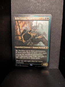 MTG Baldur's Gate *FOIL-ETCHED* R Baba Lysaga Night Witch #525 - Picture 1 of 2