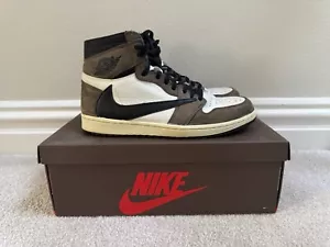 Size US10 - Jordan 1 Retro OG x Travis Scott High Mocha - Picture 1 of 6