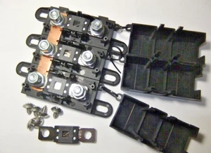 TRIPLE MEGA- Fuse Holder with 3 - 50A MEGA FUSES - Picture 1 of 5