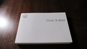 HONDA CIVIC TYPE R 3 DOOR 2001-2005 OWNERS MANUAL HANDBOOK - Picture 1 of 2