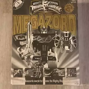 1993 Bandai Power Rangers Special Edition Black and Gold Megazord, New in Box - Picture 1 of 1