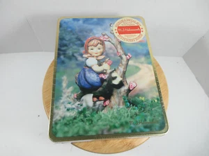Neu 1993 M.J. Hummel Sammlerstück Briefpapier Blechdose Apfelbaum Mädchen HUM 141 - Bild 1 von 10