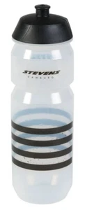 STEVENS Trinkflasche 750 ml Transparent Streifen Fahrrad Gravel MTB Rennrad - Bild 1 von 1