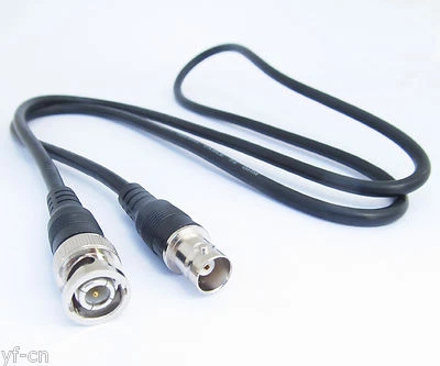 1pc 1M/3.3FT BNC Male to BNC Female Straight Crimp RG58 Coax Jumper Cable - Image 1 of 4