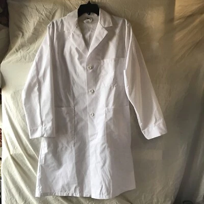 Meta Unisex 40" 65% Polyester 35% Cotton Long Labcoat - 6116 - Image 1 of 4