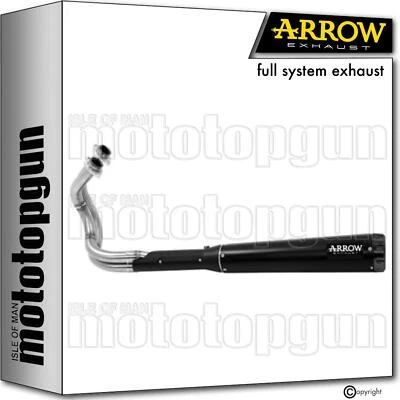 ARROW FULL EXHAUST B OPEN RC REBEL BLACK KAWASAKI VULCAN S 650 CAFE 2020 20 - image 1 of 4