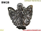 steampunk gothic brooch badge pin butterfly grim reaper death horror #BW28