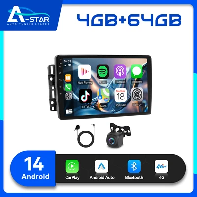 For GMC Yukon Chevy Silverado Sierra Android 13 Car Stereo Radio GPS Navi WiFi - Image 1 of 4