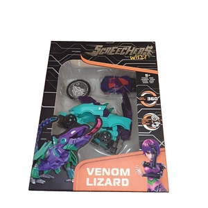 Screechers Wild! 2022 360° VENOM LIZARD Transforming Toy Alpha Toys - Picture 1 of 4