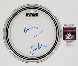 DRUMHEAD EVANS 10" FIRMATO WEEN BAND CON JSA CERT DEAN E GENE WEEN - Foto 1 di 1