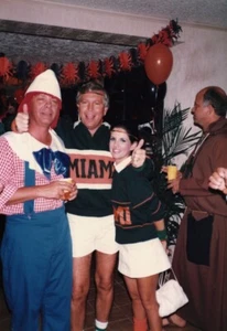 1986 Foto Disfraz Fiesta Halloween Raggedy Andy Universidad de Miami Animadoras - Imagen 1 de 1