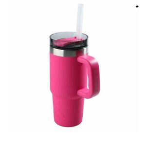 Ozark Trail - 18 oz Vacuum-Insulated Stainless Steel Tumbler (Hot “Barbie” Pink)