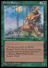 Magic the Gathering MTG Elvish Ranger (88a) Alliances   LP
