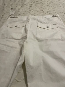 Calvin Klein Shorts Mens 34 White Plaid Chino Bermuda Cotton Lifestyle New NWT  - Picture 1 of 8