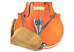 Violín Kinder Chinder Pequeño marrón 1/2 - 1/16 12"" viola almohadilla para la barbilla franqueo gratuito - Imagen 1 de 4