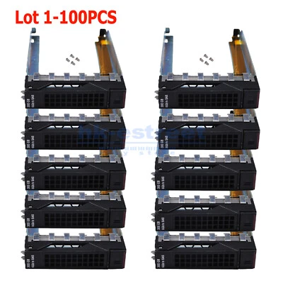 Lot Lenovo 03T8147 2.5" SAS SATA HDD Tray Caddy RD650 550 450 350 TD350 hot swap - Image 1 of 4