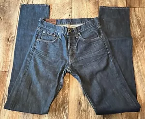 J Brand Walker Relaxed Straight Jeans Tag 28 Meas 30 36" Inseam USA Made Boone - Picture 1 of 4
