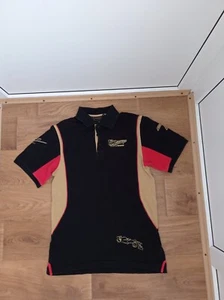 Lotus F1 Team Mens Polo Shirt Jersey Size M Black - Picture 1 of 11