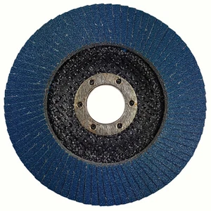 BEXOM Ø115mm Fächerscheibe KORN 80 INOX Lamellenscheibe schleifen Edelstahl - Bild 1 von 2