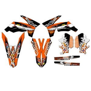 2011-2012 SX MAYHEM Orange Senge Graphics Kit Compatible with KTM - Picture 1 of 10