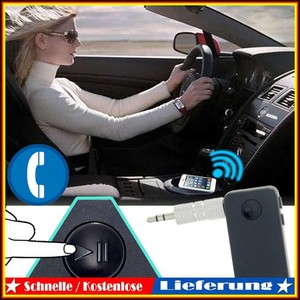 Universal 3.5mm Streaming Car A2DP Wireless Bluetooth Car Kit AUX Audio Mus