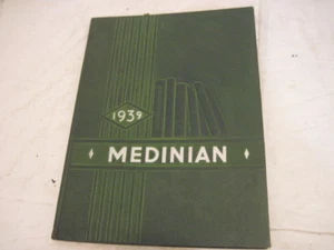 OLD VINTAGE 1939 MEDINIAN HIGH SCHOOL YEAR BOOK OF MEDINA MEMORABILIA - Picture 1 of 3