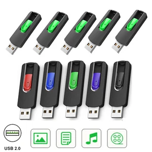 1Pack 20Pack USB Flash Drive Pen Thumb Drive Memory Stick 4GB 8GB 16GB 32GB 64GB - Picture 1 of 22