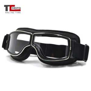 Motorcycle Goggles Glasses Aviator Pilot Glasses Bicycle Eyewear Helmet Vintage - Bild 1 von 6