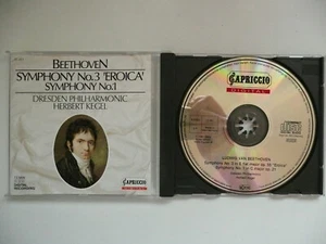 Kegel conducts Beethoven Symphonies Nos 3 & 1 Dresden PO Capriccio 10451 CD - Picture 1 of 1