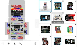 ATARI NINTENDO SEGA TECTOY CONSOLE BOX ART TEMPLATES VECTOR DIGITAL PDF FORMAT - Picture 1 of 26