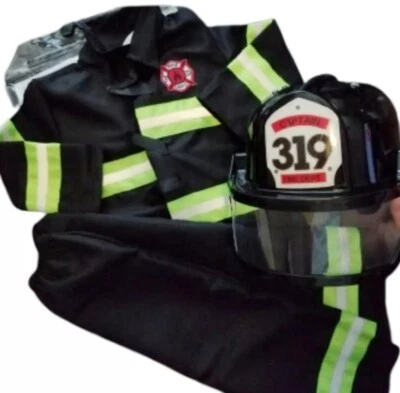 Disfraz de bombero 3-4 3T 4T para niños pequeños Foto 1 de 4