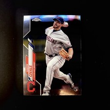 AARON CIVALE ROOKIE CARD RC 2020 TOPPS CHROME #143 CLEVELAND INDIANS GUARDIANS