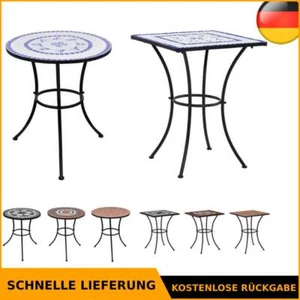 Gartentisch Mosaik Ø 60 cm Beistelltisch Mosaiktisch mehrere Auswahl vidaXL - Bild 1 von 73