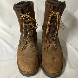 Red Wing Mens Boots 4420 Logger Max Steel Toe Waterproof Safety Work 11D 11 D FS - Picture 1 of 11