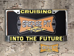 Marco de matrícula de Cruising Into The Future Lowrider CK - Imagen 1 de 3