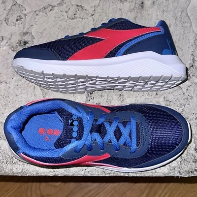 Como Nuevo Diadora Azul Corsair Tenis Zapatos 6 Mujeres/4.5 Hombres/Niños Foto 1 de 4