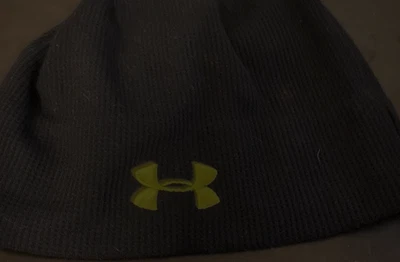 Under Armour Beanie Cap Headwear, Water Repellent One Size -Black-New-No Tags - Image 1 of 3