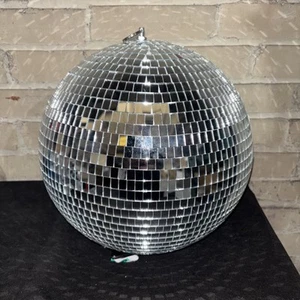 NEW 12” Lightweight Mirror Disco Ball W/ Hanging Attachment Dj Party Club - Picture 1 of 3