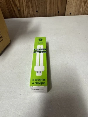 (BOX OF 10) GE F18DBX/835/ECO4P COMPACT FLOURECENT LAMP 18W - Image 1 of 4