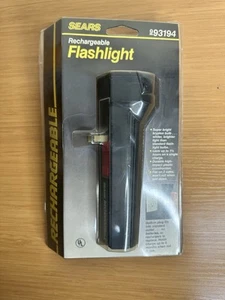 NUOVA torcia ricaricabile vintage Sears plug in anni 90 NOS modello 993194 - Foto 1 di 5